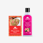 Hydrating rose face duo mask for radiant, moisturized skin