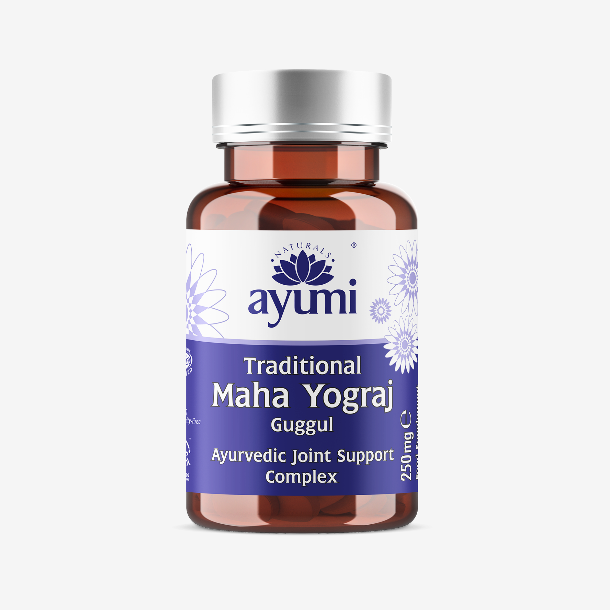 Ayumi Ayurvedic Joint Support Complex, supplement in capsules to support Inflammation, Arthritis.