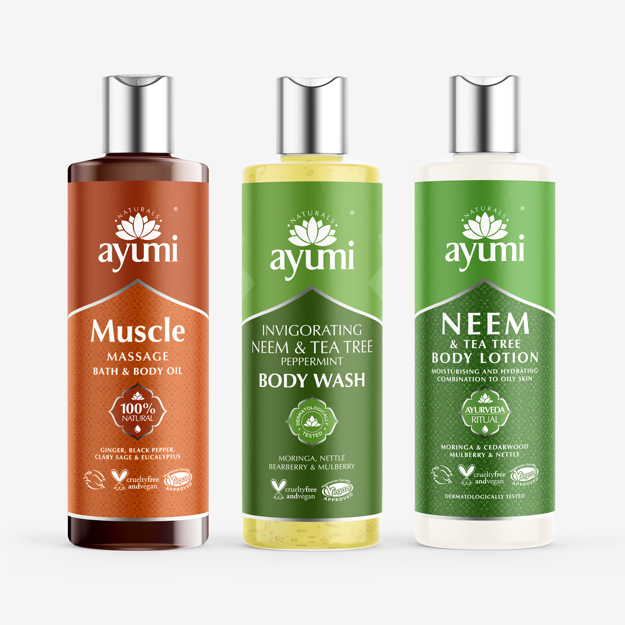 Muscle Body & Bath Trio