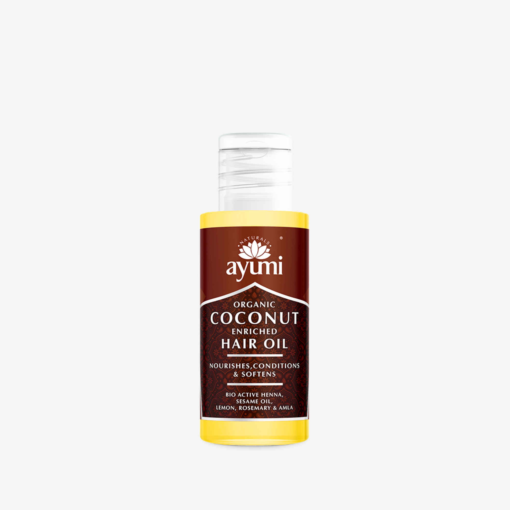 Nourish and frizz-free hair oil in travel size