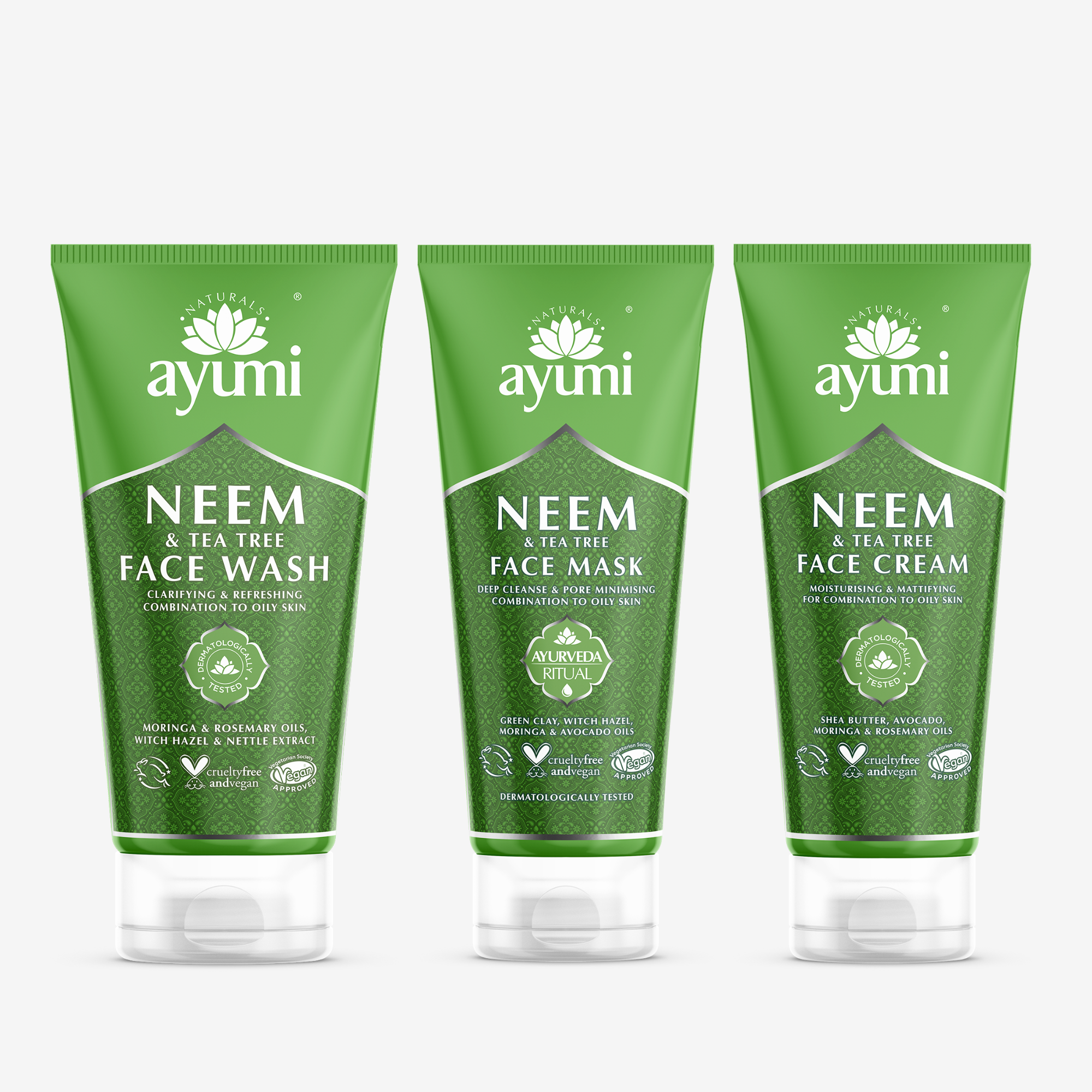 Oil Control Face Trio (Mask)