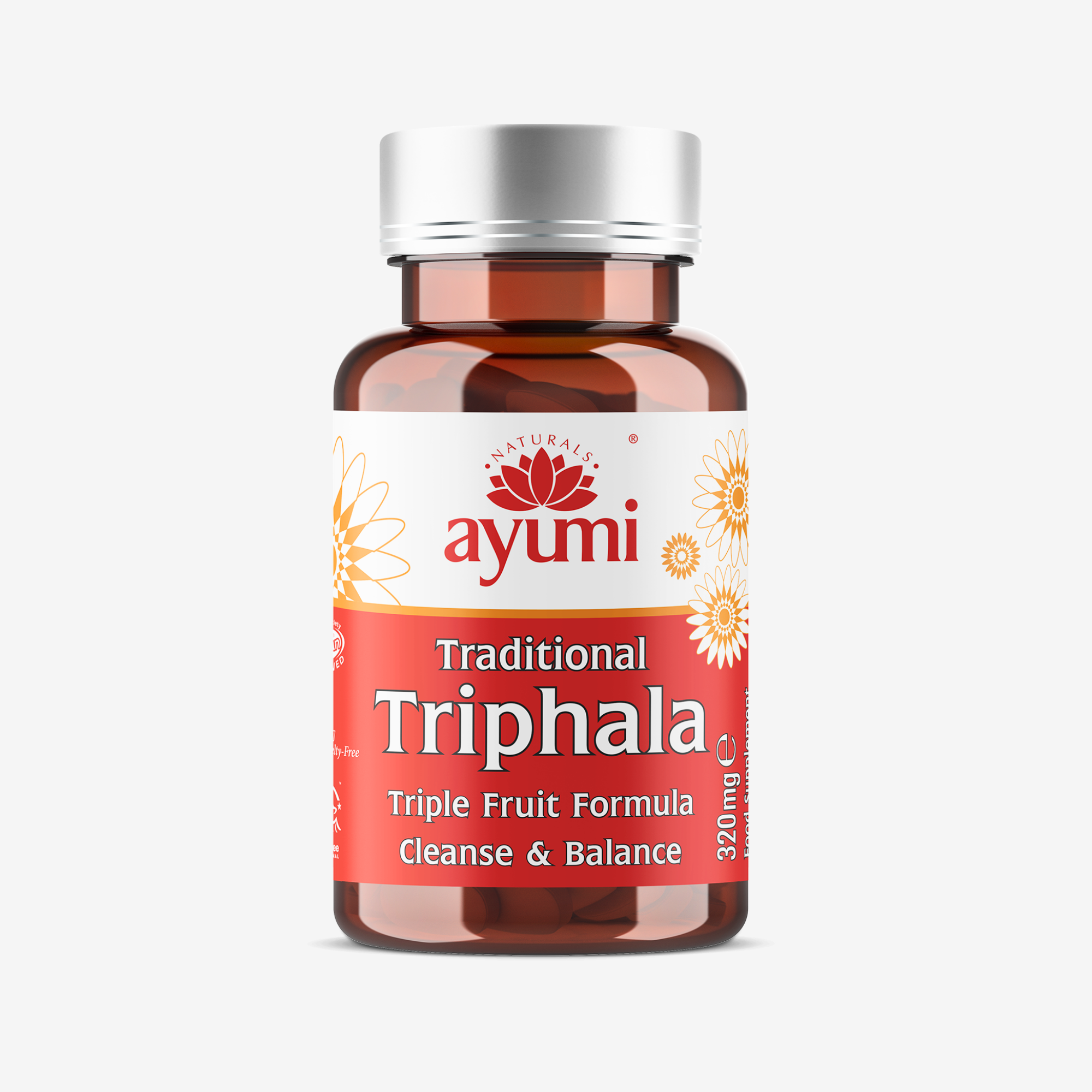 Triphala Capsules for digestion, detox, and immunity support