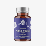 Ayumi Maha Yograj Guggul Capsules bottle on a white background