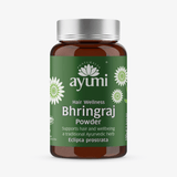 Ayumi Bhringraj Powder bottle on a white background