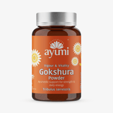 Ayumi Gokshura Powder bottle on a white background
