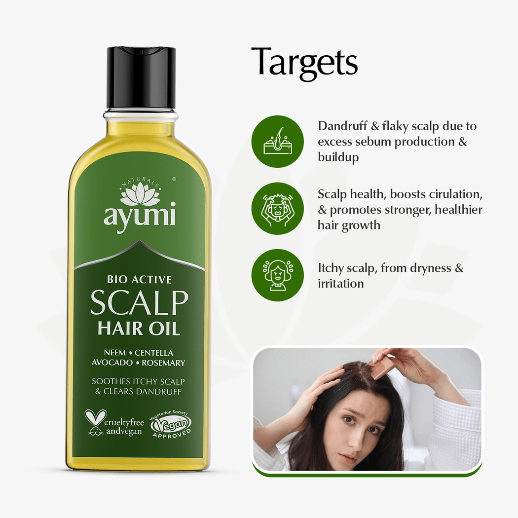 Bio Active Scalp Oil for a Dry, Itchy Scalp