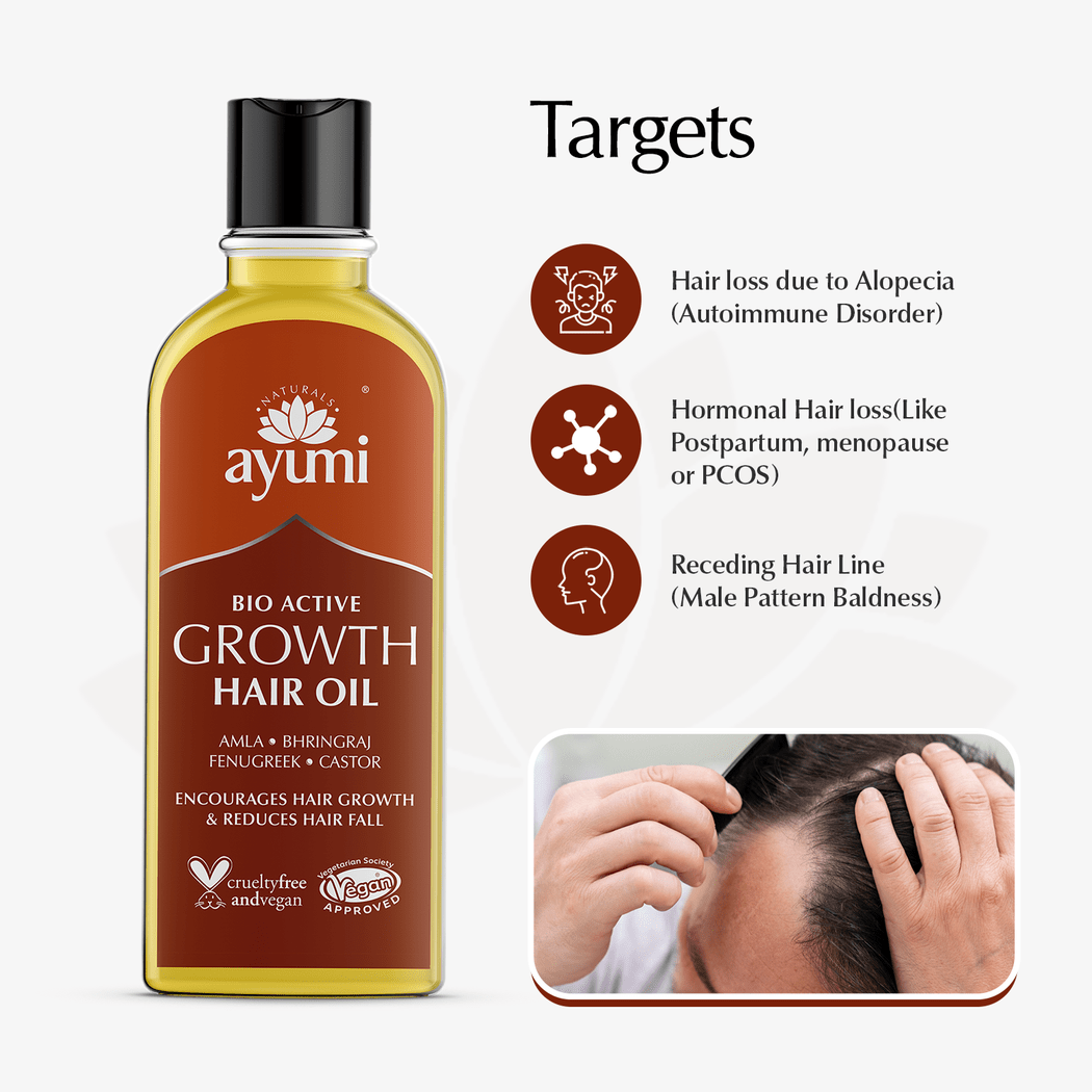 Bio Active Growth Hair Oil | Traditional Ayurvedic Treatment
