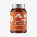 Ayumi Amba Haldi Turmeric Powder bottle on a white background