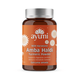 Ayumi Amba Haldi Turmeric Powder bottle on a white background