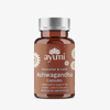 Ayumi Ashwagandha capsules bottle on a white background