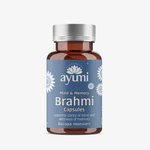 Ayumi Brahmi Capsules 60 Vegan Capsules High Strength Bacopa Monnieri Extract for Memory Focus and Cognitive Clarity UK