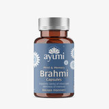 Ayumi Brahmi Capsules 60 Vegan Capsules High Strength Bacopa Monnieri Extract for Memory Focus and Cognitive Clarity UK