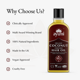 Coconut & Rosemary Curly & Frizz Hair Oil