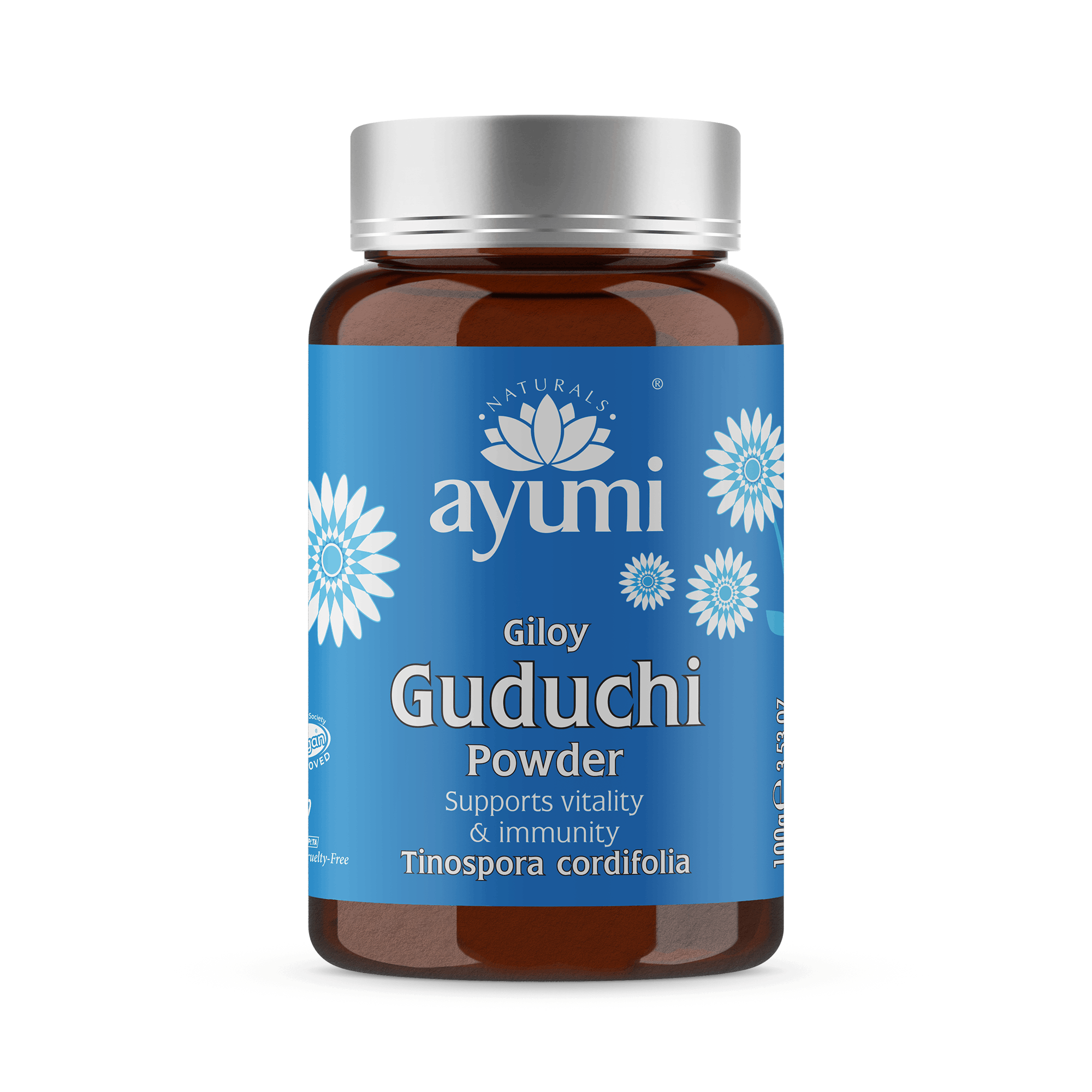 Ayumi Arjuna Powder bottle on a white background