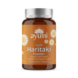 Ayumi Harde Haritaki Powder bottle on a white background
