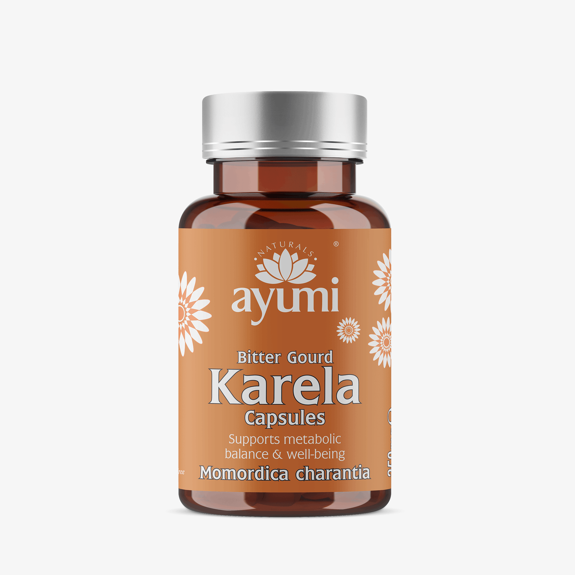 Ayumi Karela Capsules 60 Vegan Capsules High Strength Momordica Charantia Extract for Blood Sugar Balance Digestion and Liver Support UK