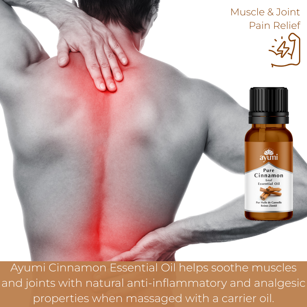 Ayumi Cinnamon Oil used for muscle pain