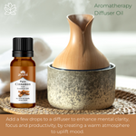 Ayumi Cinnamon Oil being used in aromatherapy diffuser