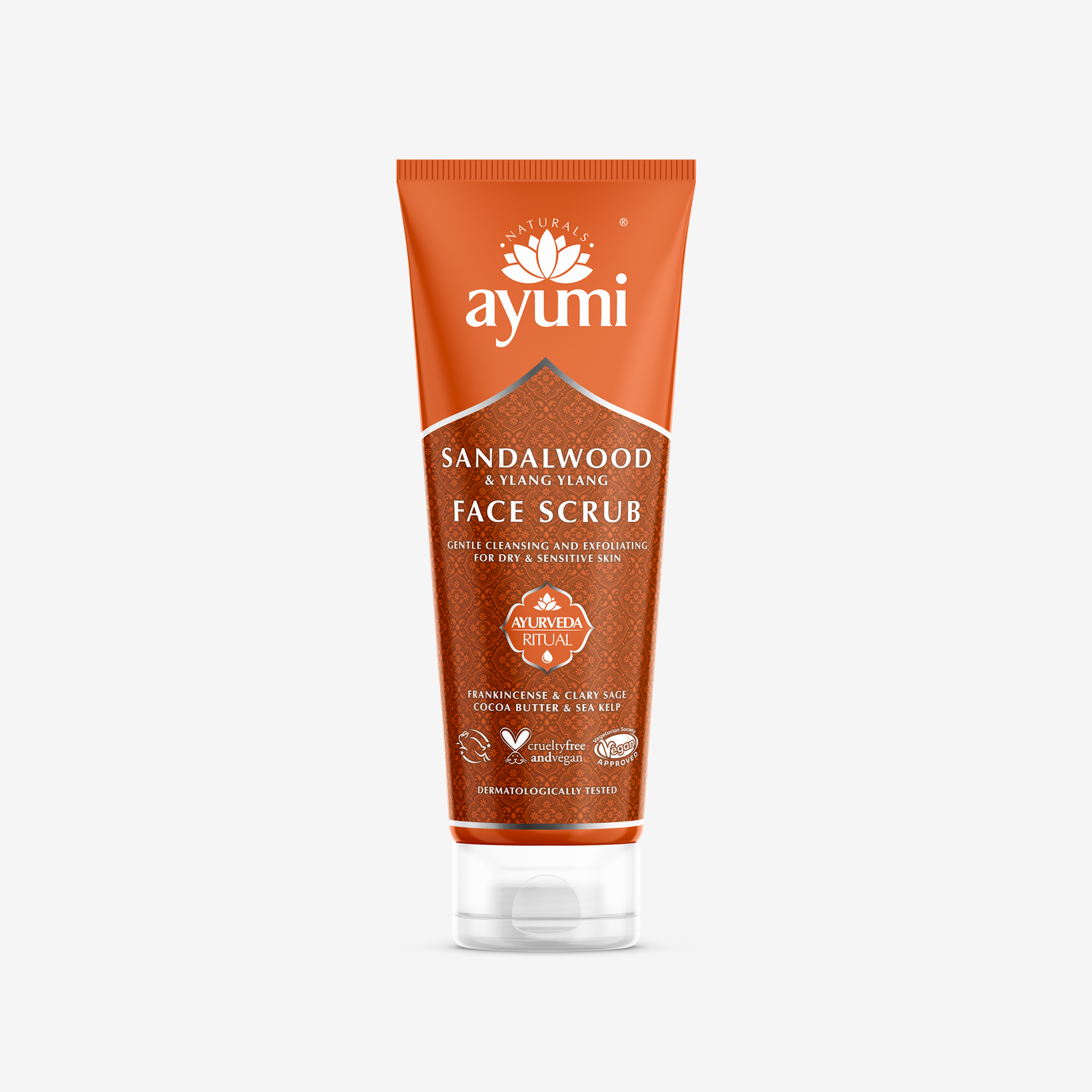 Ayumi Gentle Face Scrub – Hydrating Exfoliator with Aloe, Bamboo