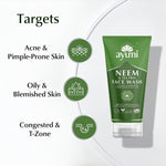 Ayumi Neem Face Wash Targets | For Acne Pimple Prone Skin | Oily Skin