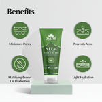 Ayuni Neem Face Cream with benefits listed on a light gray background