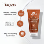 Ayumi Sandalwood Face Wash Targets | For Inflamed and Irritated Skin | Sensitive Skin