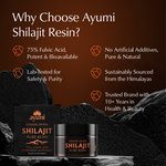 Why choose Ayumi Shilajit Resin, Lab Tested for purity